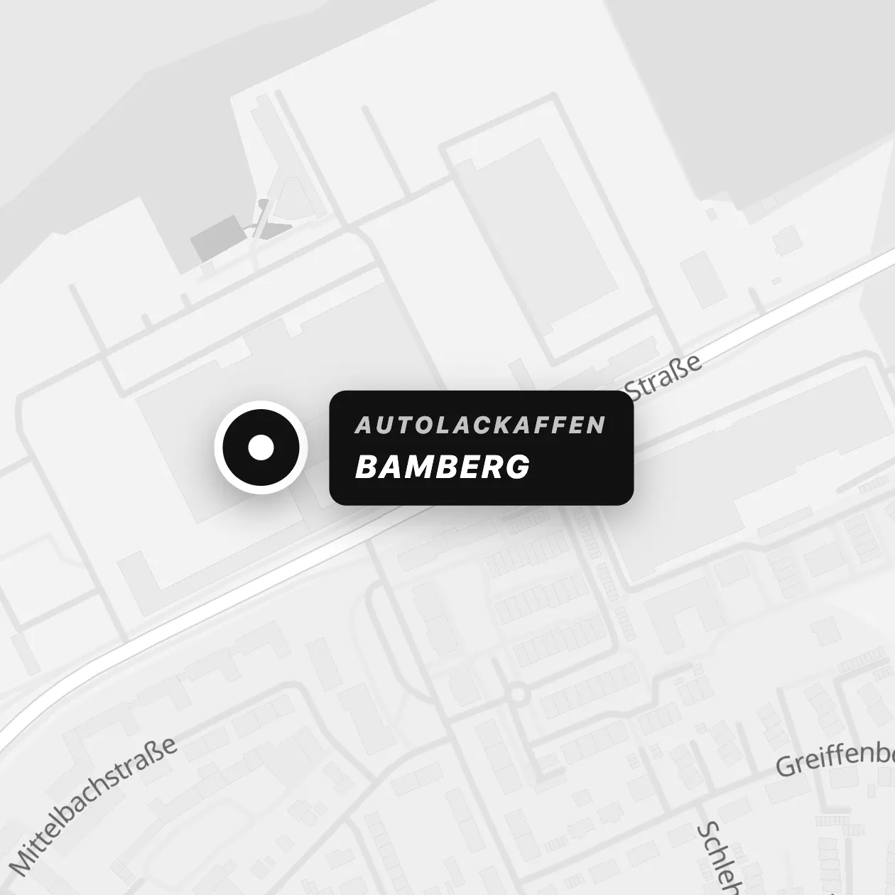 Karte: Autolackaffen Bamberg, Memmelsdorfer Straße 211, 96052 Bamberg