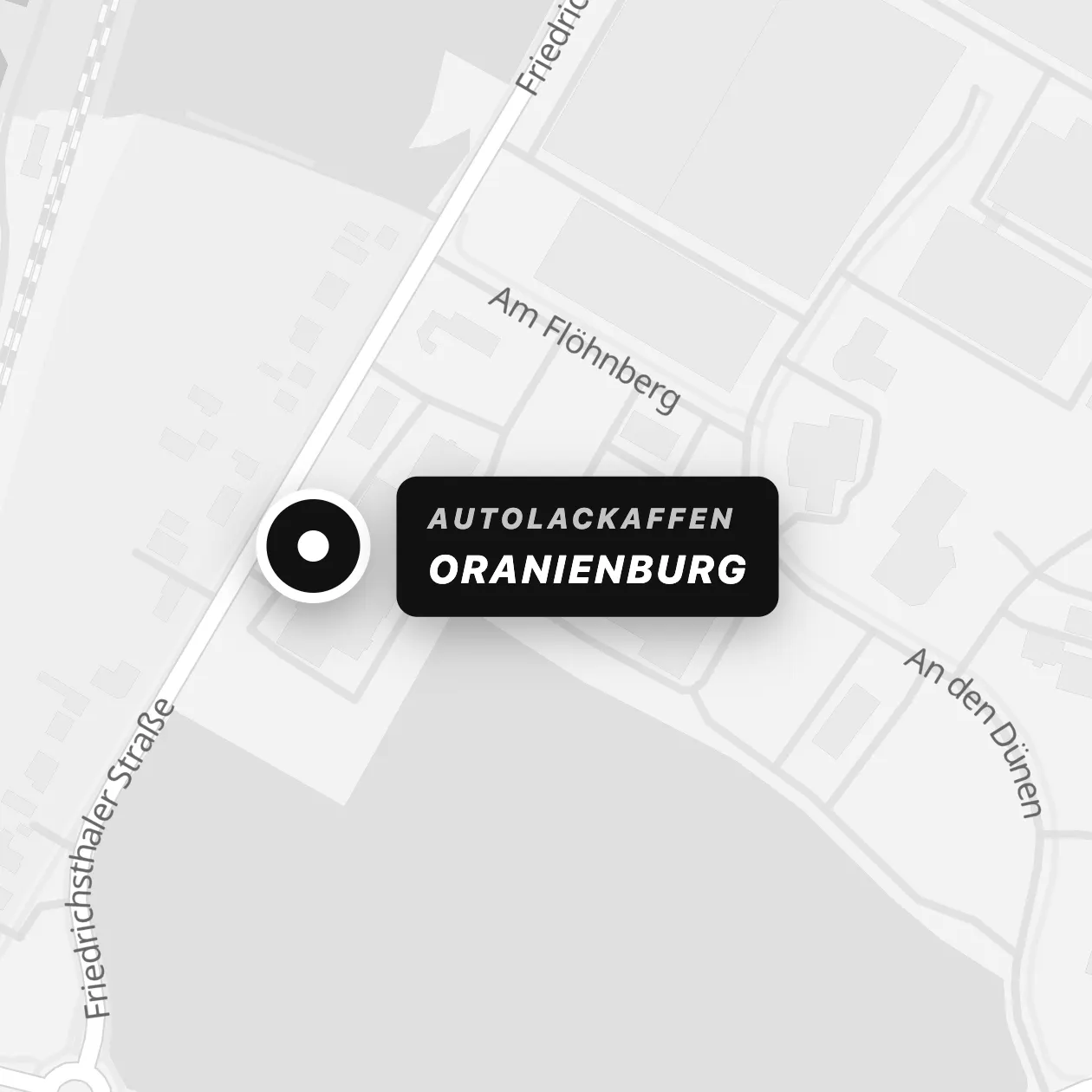 Karte: Autolackaffen Oranienburg, Friedrichsthaler Straße 22, 16515 Oranienburg