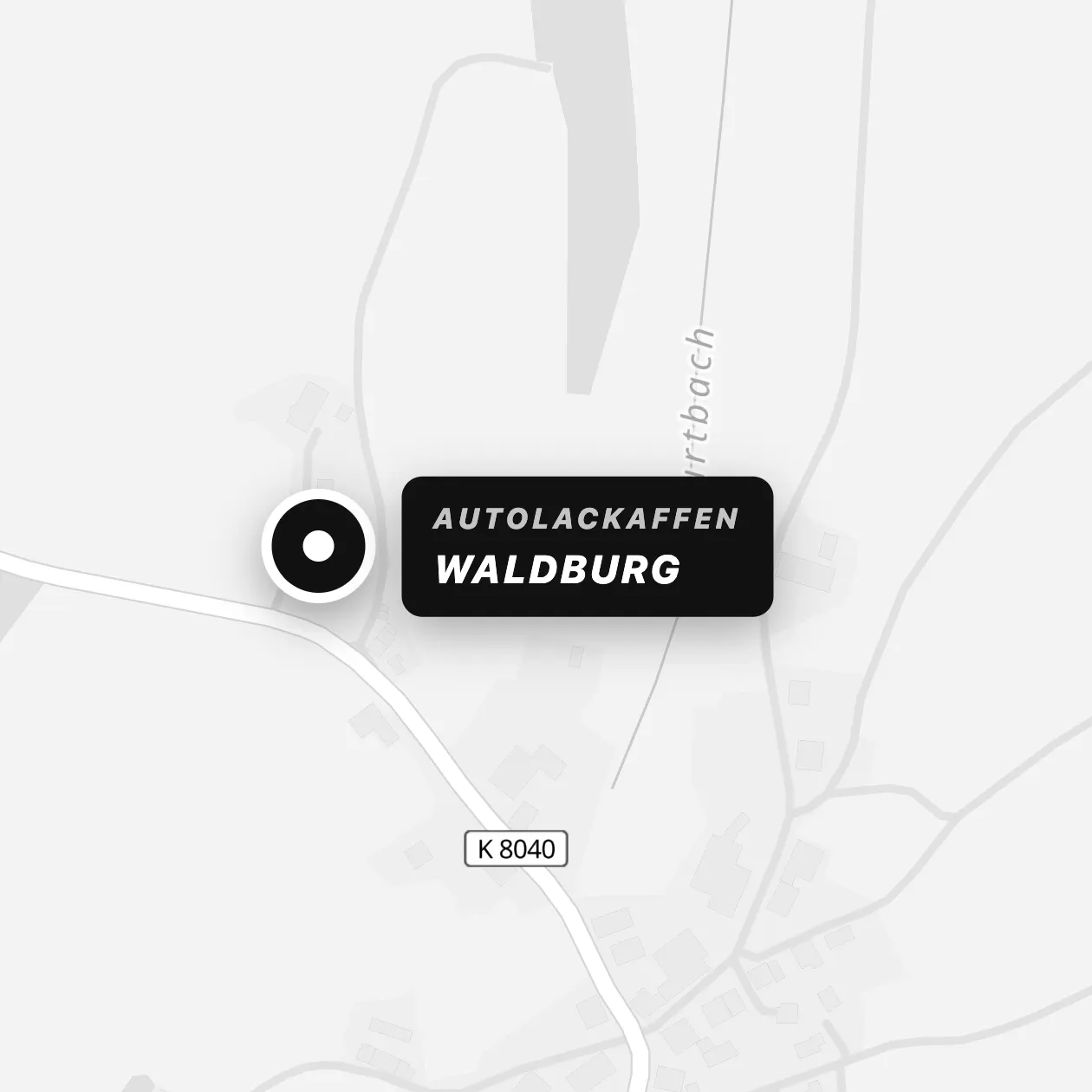 Karte: Autolackaffen Waldburg, Sieberatsreute 95, 88289 Waldburg