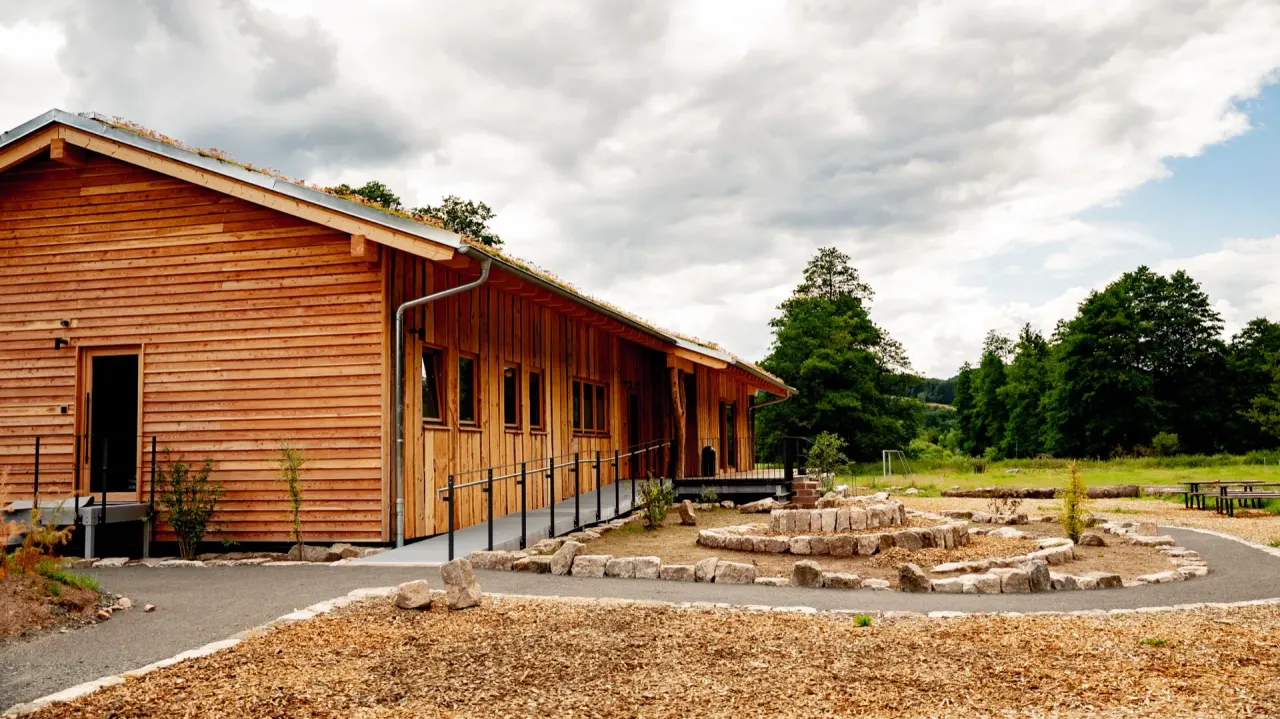 Holzbau des Seminarhaus Rupboden